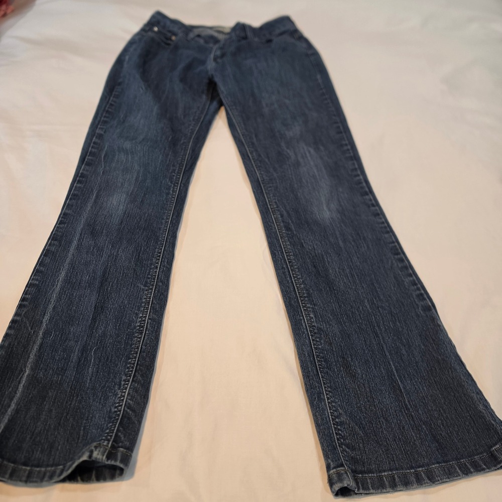 Riders by Lee Bootcut Jeans Women's 12L (Measures 33x32) Dark Wash Excellent